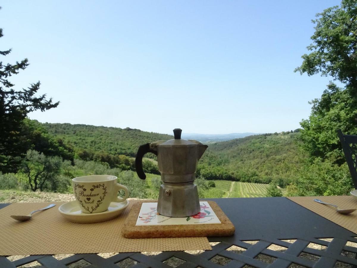 Agriturismo Piemaggino 卡斯特利纳－因基安蒂 外观 照片